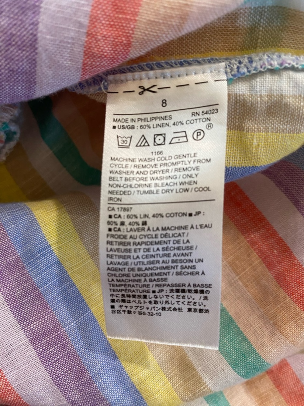 Banana Republic Dress Women’s 8 Sleeveless Linen Blend Beach Vacay Travel Resort - Picture 11 of 11